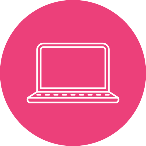 laptop Generic Circular icoon