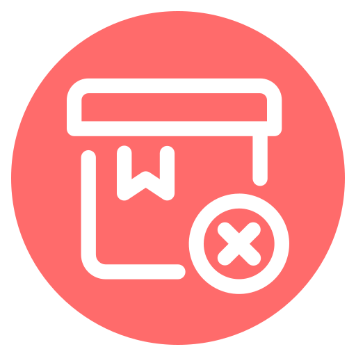 Delivery cancelled Generic Flat icon