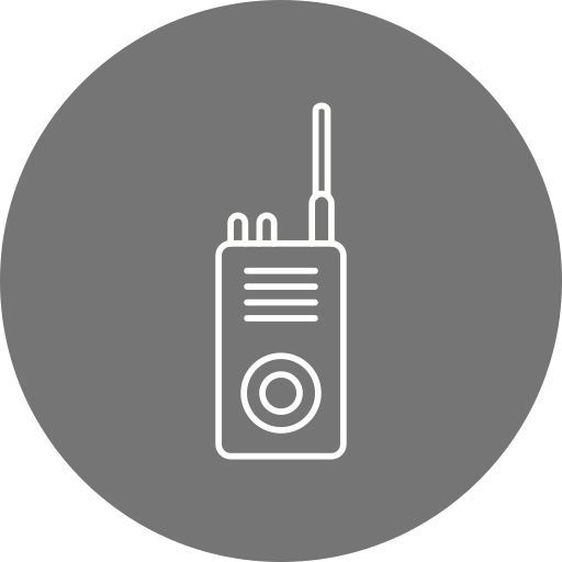 Walkie talkie Generic Circular icon