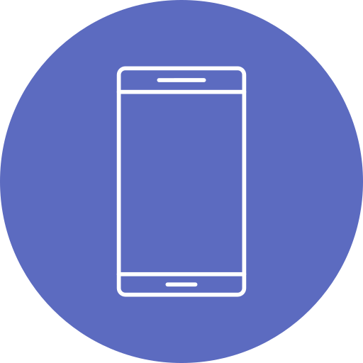 telefon komórkowy Generic Circular ikona