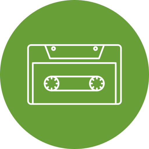 Cassette Generic Circular icon