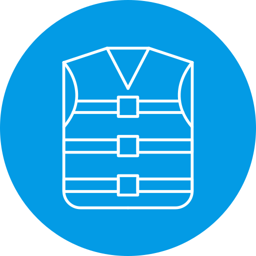 Life jacket Generic Circular icon