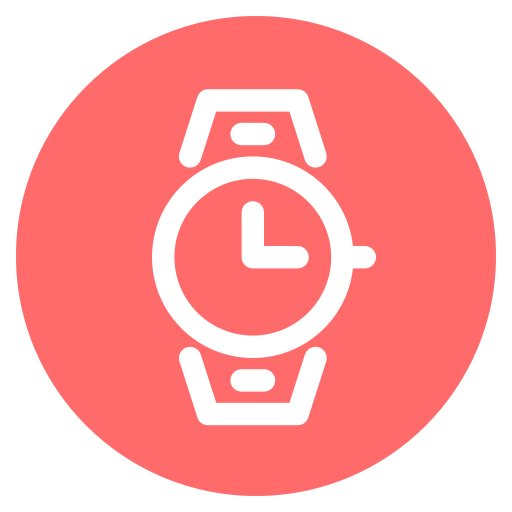 reloj de mano Generic Flat icono