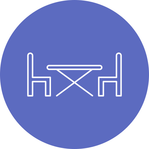 ピクニック用のテーブル Generic Circular icon