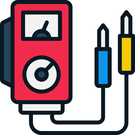 voltmeter Generic Outline Color icoon