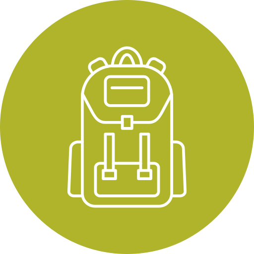 rucksack Generic Circular icon