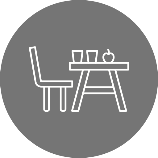 mesa de camping Generic Circular icono