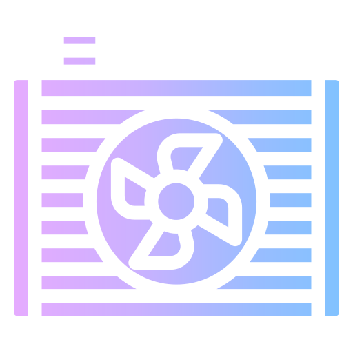 Cooling fan Generic Flat Gradient icon