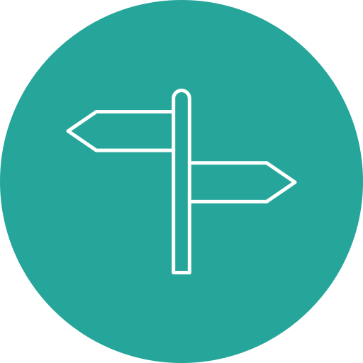 방향 표시 Generic Circular icon