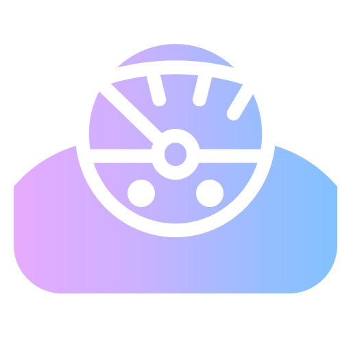 snelheidsmeter Generic Flat Gradient icoon