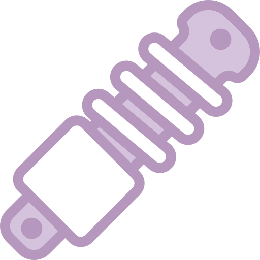 Shock absorber Generic Outline Color icon