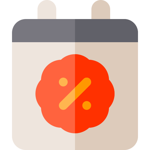 달력 Basic Rounded Flat icon
