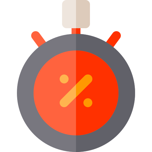 stoper Basic Rounded Flat ikona