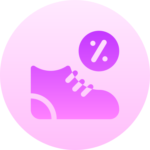 zapatos Basic Gradient Circular icono