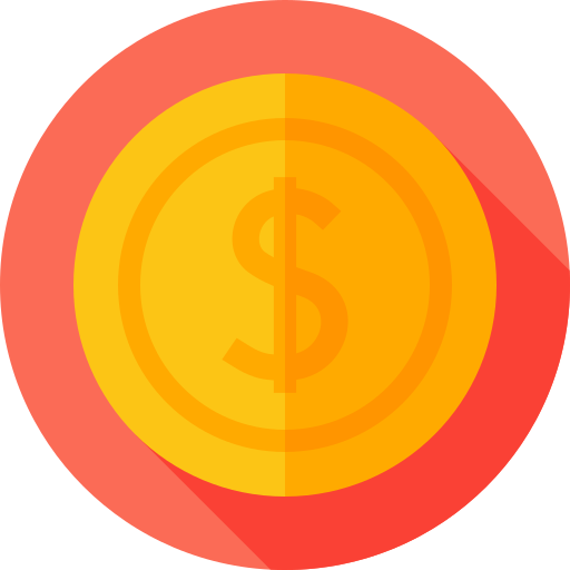 pieniądze Flat Circular Flat ikona