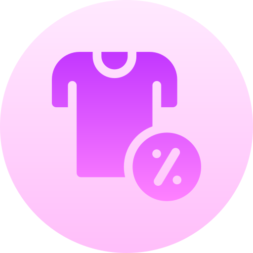 tシャツ Basic Gradient Circular icon