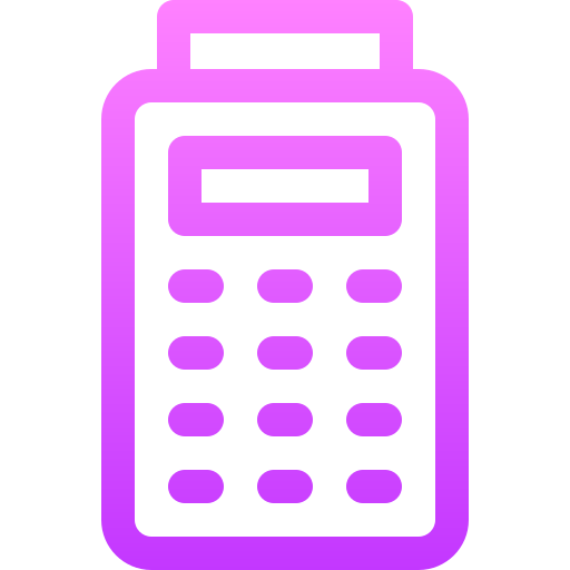 Point of service Basic Gradient Lineal color icon