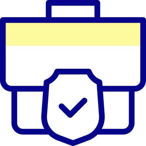 ブリーフケース Detailed Mixed Lineal color icon