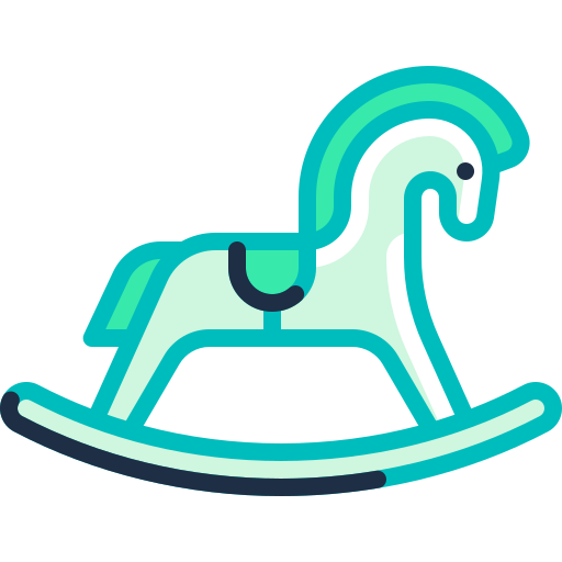 Rocking horse Special Meteor Lineal color icon