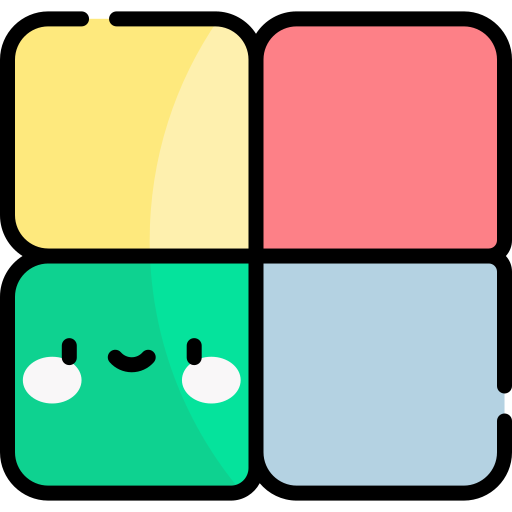 Rubik Kawaii Lineal color icon