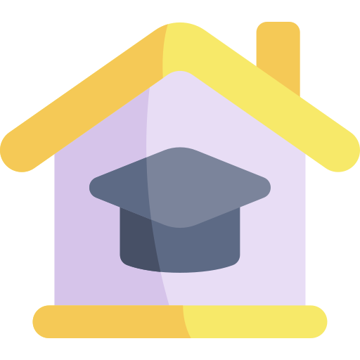家庭教育 Kawaii Flat icon