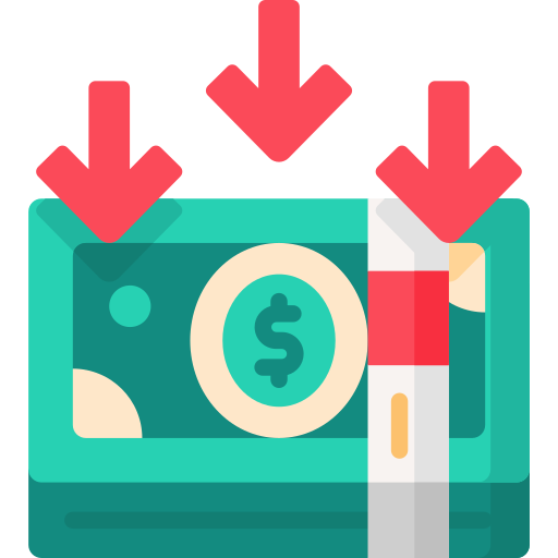 Money loss Special Flat icon