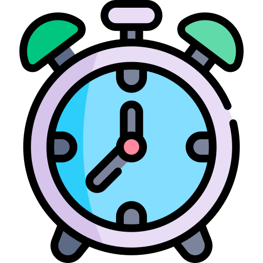 Alarm clock Kawaii Lineal color icon