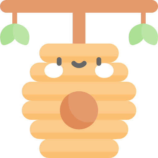 蜂の巣 Kawaii Flat icon