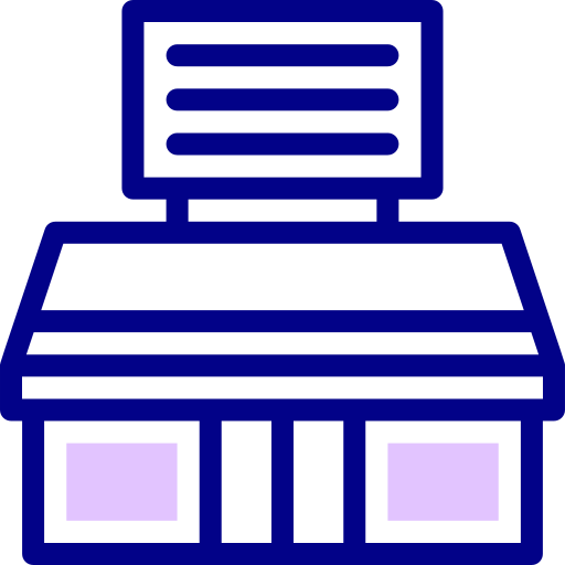 lebensmittelgeschäft Detailed Mixed Lineal color icon