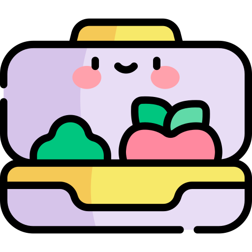 弁当箱 Kawaii Lineal color icon