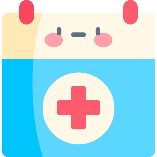 Medical appointment Kawaii Flat icon