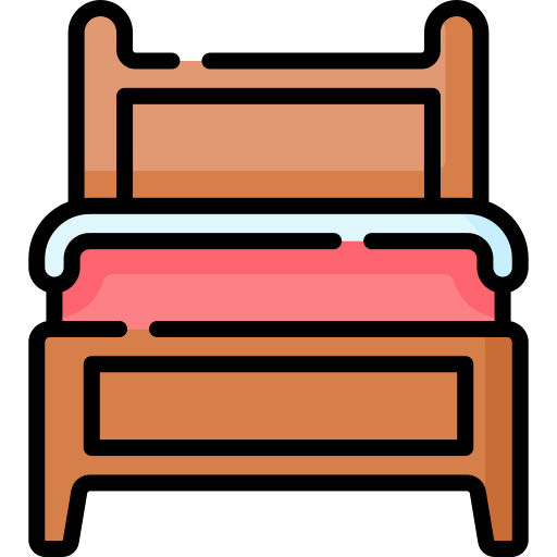 침대 Special Lineal color icon