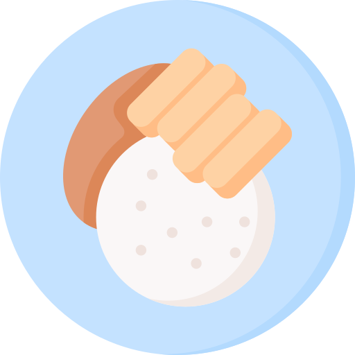 Steamed chicken Special Flat icon