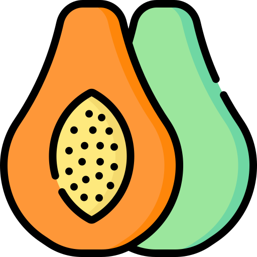 papaya Special Lineal color icono