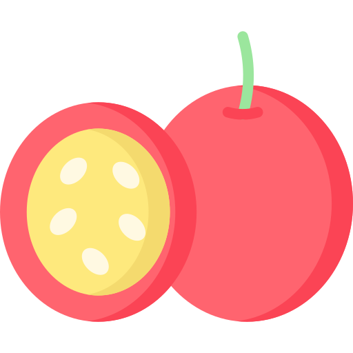 Passion fruit Special Flat icon