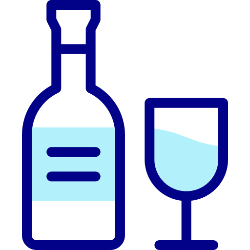 와인 Detailed Mixed Lineal color icon