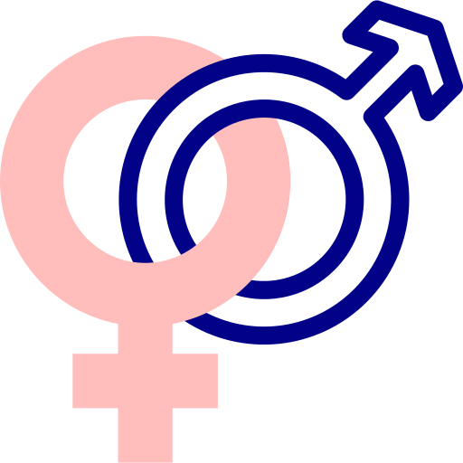 Sex symbol Detailed Mixed Lineal color icon