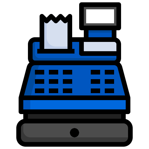 Cash register Surang Lineal Color icon