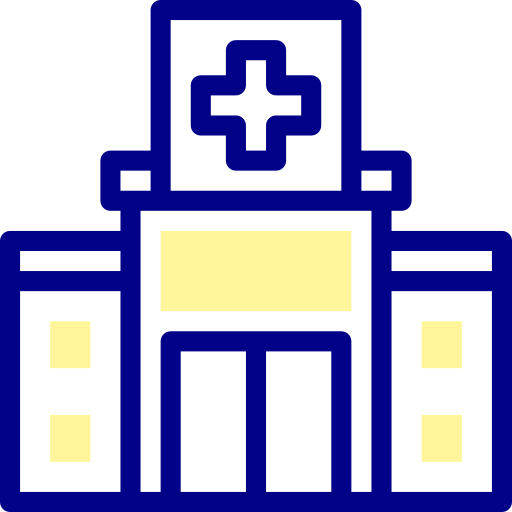 krankenhaus Detailed Mixed Lineal color icon