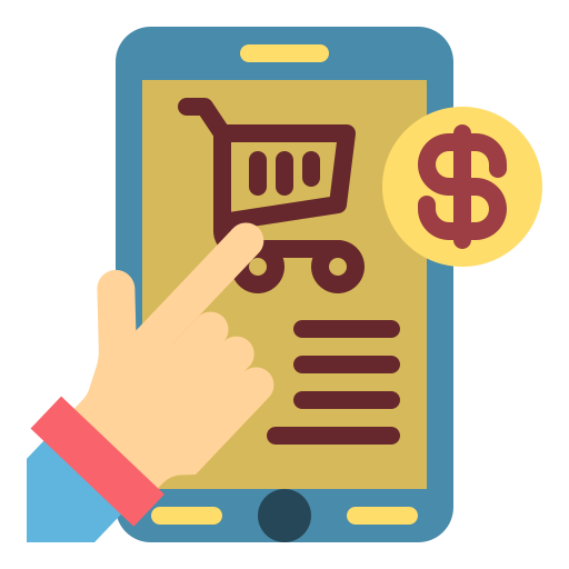 Smartphone payment Generic Flat icon