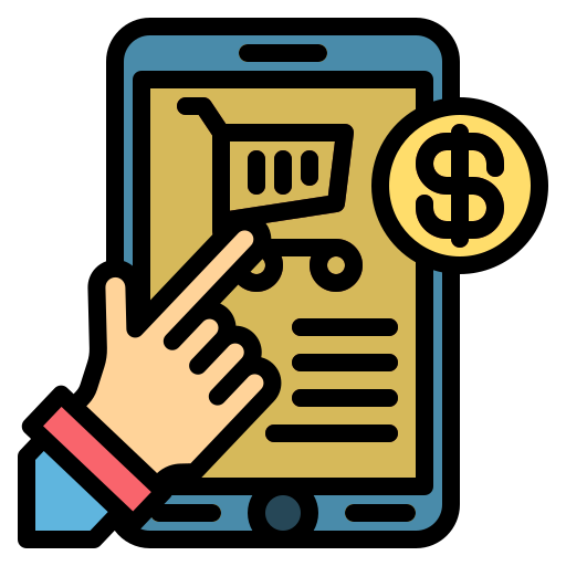 Smartphone payment Generic Outline Color icon