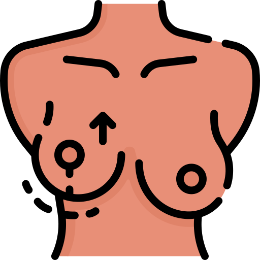 mastopexia Special Lineal color Ícone