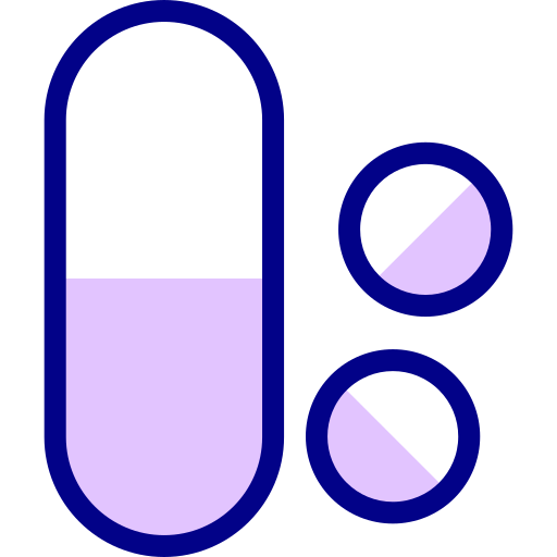 의학 Detailed Mixed Lineal color icon
