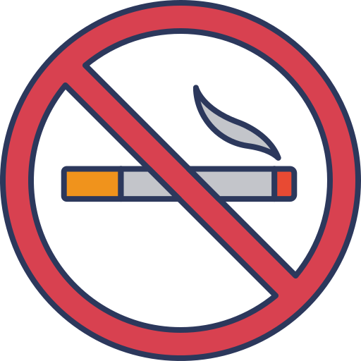 zakaz palenia Dinosoft Lineal Color ikona