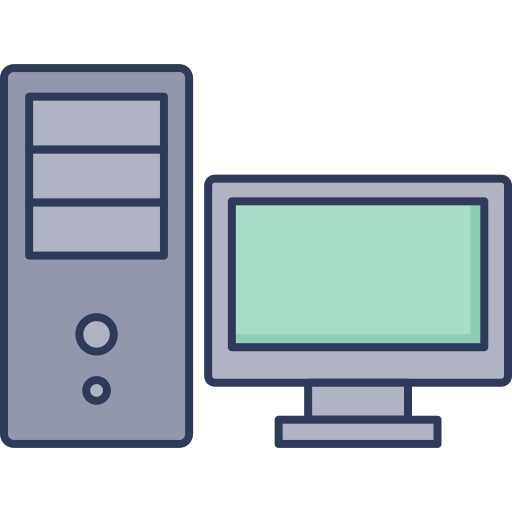 ordenador personal Dinosoft Lineal Color icono