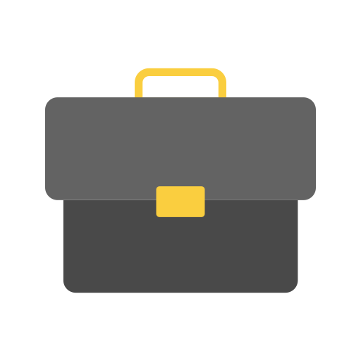 Suitcase Dinosoft Flat icon