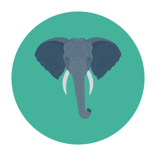 코끼리 Dinosoft Circular icon