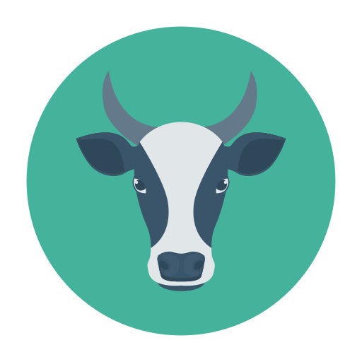 Cow Dinosoft Circular icon