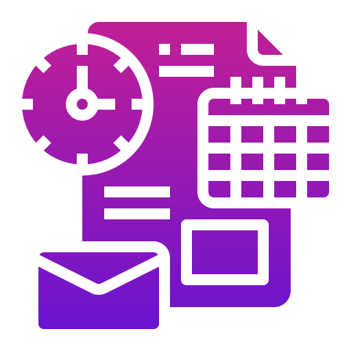 Schedule Generic Flat Gradient icon