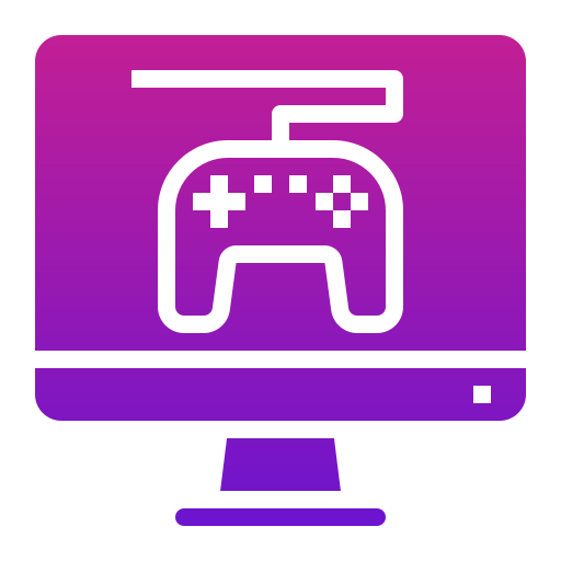juego de ordenador Generic Flat Gradient icono